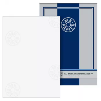BRUNNEN pisemski papir z vodnim žigom MK bel DIN A4 80 g/m² 1 blok - 80 g/m²