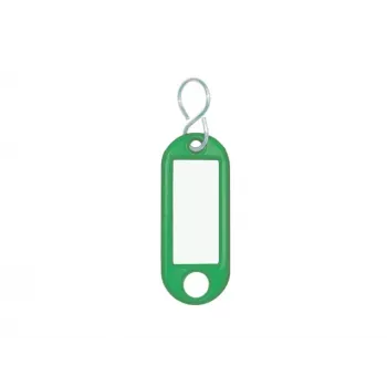 WEDO Jumbo sponka za papir zelena 52 mm 21 mm 10 kosov s plastjo obloženo jeklo