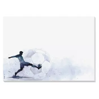 SIGEL Goal Zone podloga za mizo svetlo modra papir 30 listov