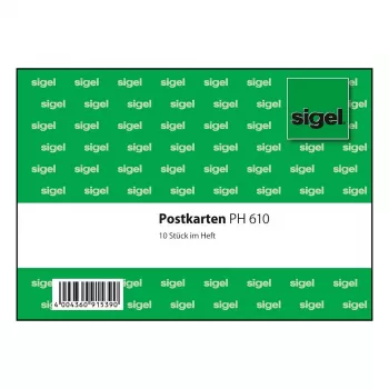 SIGEL PH610 samolepilna vidna tabla A4 zelena paket 10 kosov