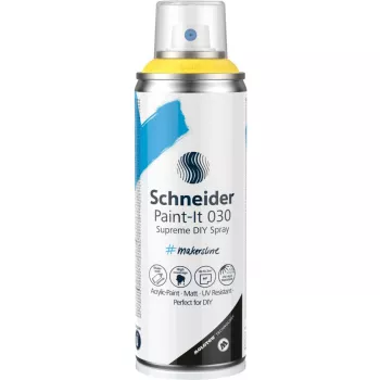 Schneider Paint-It 030 Supreme DIY akrilna pršilna barva rumena 200 ml
