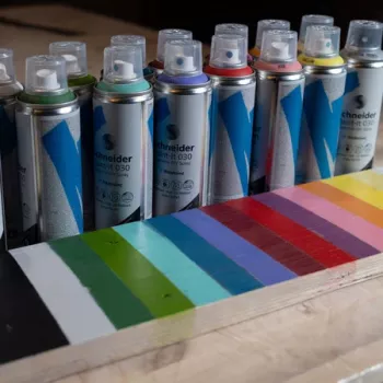 Schneider Paint-It 030 Supreme DIY akrilna pršilna barva rumena 200 ml