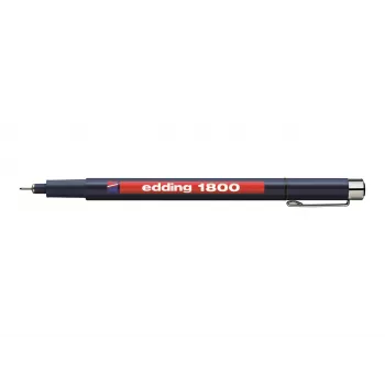 EDDING 1800 fineliner moder pigmentno črnilo 0,3 mm