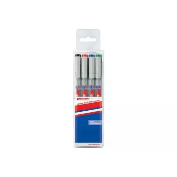 EDDING pisalo za grafoskop 4-151-4 nepermanentno različne barve 4 pisala/paket