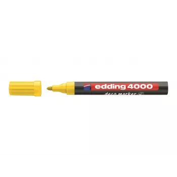 EDDING 400 trajni marker 1,0 mm rumen okrogla konica ponovno polnljiv