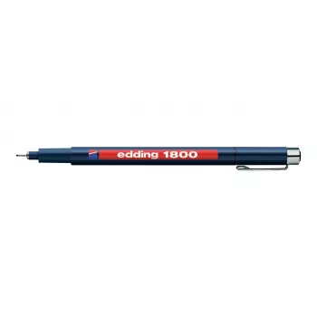 EDDING 1800 fineliner črn pigmentno črnilo 0,3 mm