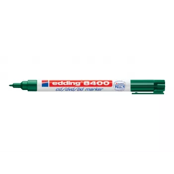 EDDING 8400 trajni marker za CD/DVD/BD – črn – 0,5–1 mm okrogla konica