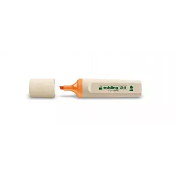 edding EcoLine 24 označevalec besedila, dleta konica, oranžen, 10 kosov