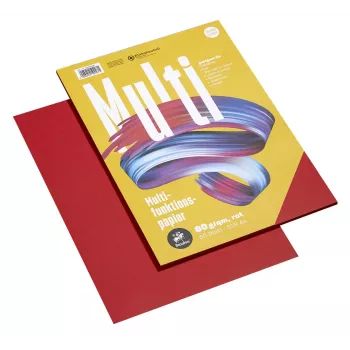 Staufen univerzalni papir 7X 734050997 A4 80g rdeč 50 listov