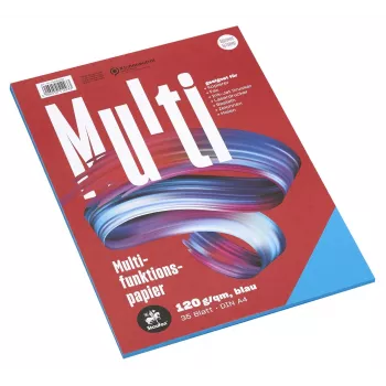 Staufen univerzalni papir 7X A4 120g moder 35 listov