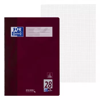 ELBA Universal register A4 - 16 listov - karirast - bordo - 100050314