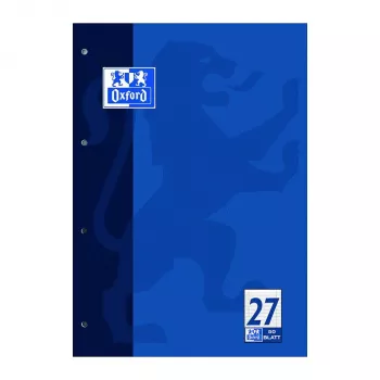 Oxford 100050352 zvezek A4, 90 g/m², moder