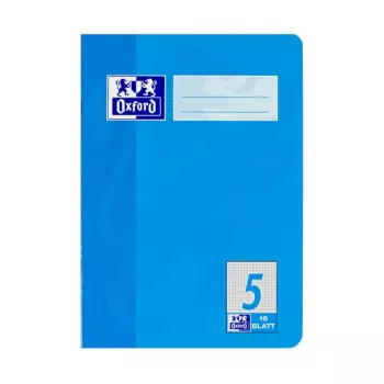 Oxford 100050368 zvezek A5 90 g/m2 moder