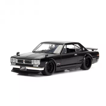 Jada Fast & Furious 1971 Nissan Skyline 2000 GT-R 1:24 die-cast model avtomobila srebrn