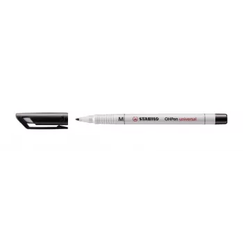 STABILO OHPen Universal M 853 nepermanentni pisalo za grafoskop, črna, 1,0 mm srednja kroglična konica