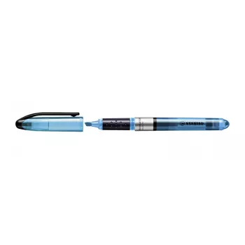 STABILO Navigator visokokakovostni označevalnik - paket 10 - moder - dleta konica - 1 mm / 4 mm debelina črte - tinta na vodni osnovi - plastika