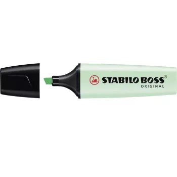 STABILO BOSS ORIGINAL marker - mint zelena - klinasta konica - 2 mm / 5 mm - črnilo na vodni osnovi - 1 kos
