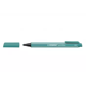 STABILO pointMAX flomaster - turkizen - medium - 0,8 mm - črnilo na vodni osnovi - najlonska konica