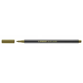 STABILO Pen 68 Metallic flomaster - zlata - 1 pisalo