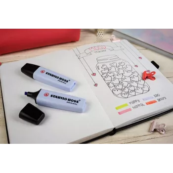 STABILO Boss Original Pastel marker - Cloudy Blue - 1 kos - klinasta konica - 2 mm / 5 mm