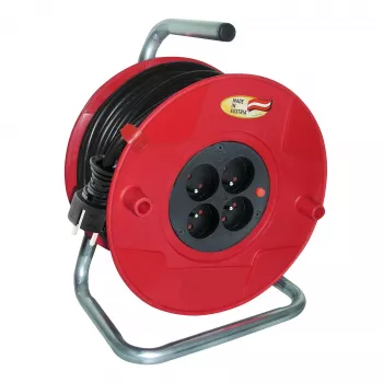 AKYGA AK-CR-09 kabelski boben 50m 4 vtičnice IP44 Schuko