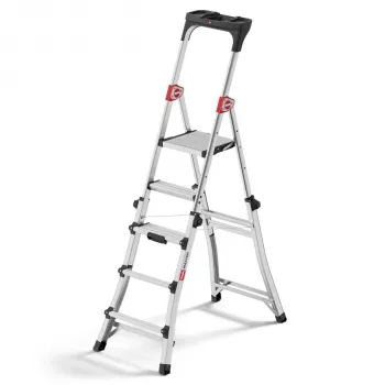 Hailo Master TL100 3-5 stopenjska aluminijasta lestev, nosilnost 150 kg