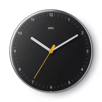 Braun BC 26 B črna kvarcna stenska ura (67682)