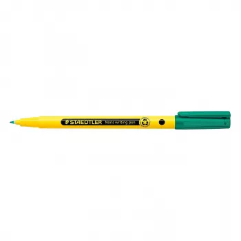 STAEDTLER Noris Fineliner 338 - zelen - črnilo na vodni osnovi - 0,6 mm - fina konica - paket 10 kosov