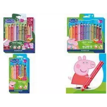 STAEDTLER Noris Colour barvni svinčniki Peppa Pig paket 12 kosov 100 % PEFC