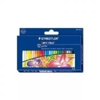 STAEDTLER Noris Club 243 NC12 voščenke - 12 mešanih barv - premer 11 mm - kartonska škatla