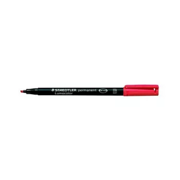 STAEDTLER 314-2 Lumocolor trajni marker rdeče-črn 2,5 mm 1 kos
