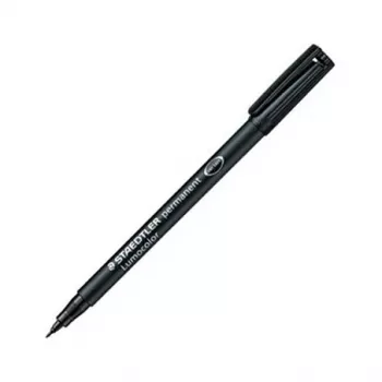 STAEDTLER Lumocolor 314-9 trajni marker, črn, poševna konica, 1-2,5 mm