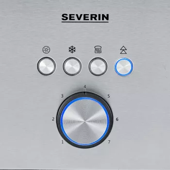 Severin AT 2621 toaster za 2 rezini, 800 W, srebrn