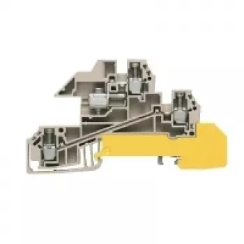Weidmüller prehodna sponka, bež, 2,5 mm², 24 A, 50 kosov