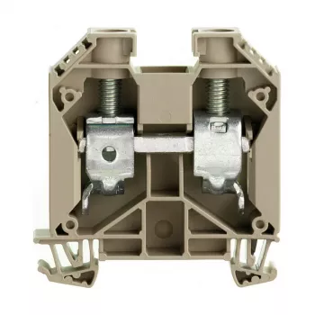 Weidmüller WDU 35 vrstna sponka z vijačnim priključkom, 35 mm², 1000 V, 125 A, temno bež