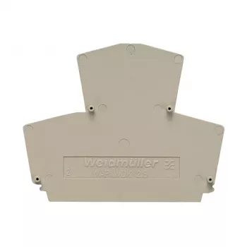 Weidmüller WAP WDK2.5 končna plošča - 20 kosov - Wemid - bež - -50 do 120 °C - V0
