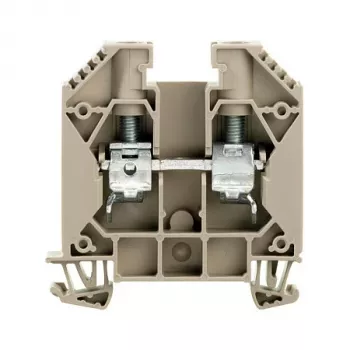 Weidmüller prehodna sponka WDU 16, vijačni priključek, 16 mm², 1000 V, 76 A, temno bež