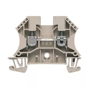 Weidmüller prehodna sponka, vijačni priključek, 4 mm², 32 A, 800 V, bež, montaža na DIN letev, 100 kosov