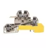Weidmüller prehodna sponka, vijačni priključek, 2,5 mm², 24 A, 800 V, bež, 50 kosov