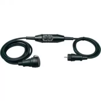 HEINRICH KOPP podaljševalni kabel 1,5 m črn s PRCD-S K (1438.0001.5)