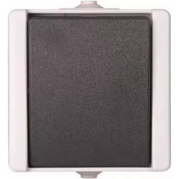 Heinrich Kopp 540656002 izmenično stikalo, nadometno, IP44, 10A, 250V, črno-belo, termoplast, dizajn Paris