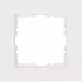 HEINRICH KOPP okvir 1-delni HK07 PURE (86 x 86 x 9,5 mm, IP20, pritrditev s sponko) - čisto bel (406829005)