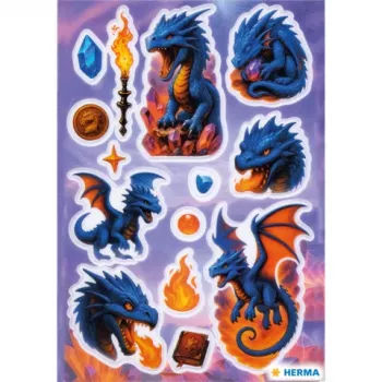 HERMA nalepke MAGIC Dragon Transpuffy (15795)