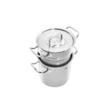 Fissler Original Profi Collection 2 komplet vložka za kuhanje na pari in luknjičastega vložka Multistar 20 cm