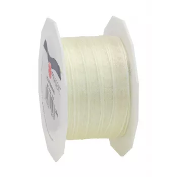 C.E. Pattberg Four Seasons darilni trak svila mat krem 40 mm x 25 m