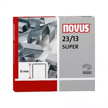 Novus Dahle Novus 23/13 SUPER paket sponk - 1,3 cm - 1000 sponk - jeklo - nerjavno jeklo
