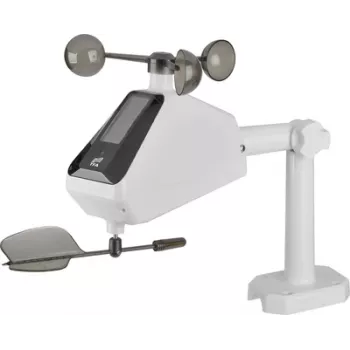 TFA TFA.me ID-A2 vetrni oddajnik 30.3904.02 solarni brezžični anemometer 868 MHz bel