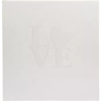 Goldbuch White Love 30x31, 60 belih strani, poročni foto album 08118