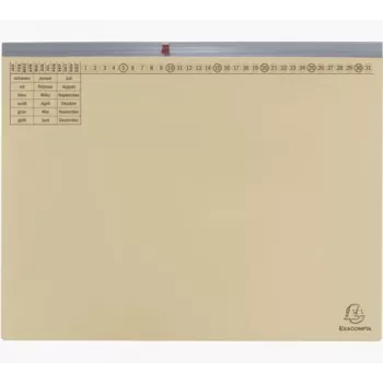 Exacompta 370122B klasična mapa - karton - 320 g/m² - 265 x 316 mm - pakiranje z 1 kosom - bež