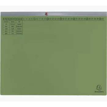 Exacompta 370125B mapa - karton - zelena - 320 g/m² - 265 mm - 316 mm